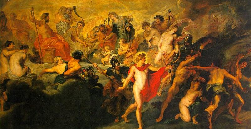Peter Paul Rubens The Council of the Gods Sweden oil painting art
